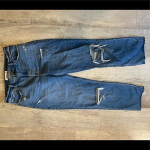 Ankle Straight Ultra High Rise